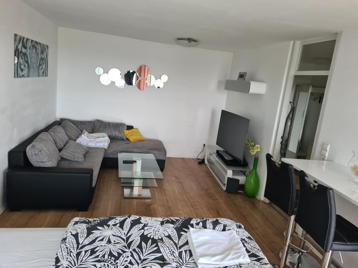 Sehr Schoene Drei Zimmer Deluex Wohnung In 진델핑겐 외부 사진